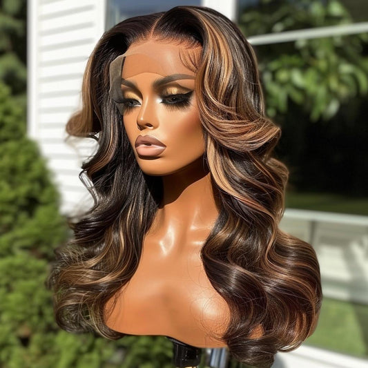 CLBBTYHAIR-Luxury HD Lace Hightlight Wig Human Hair